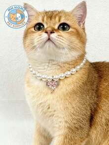 1 Piece Light Luxury Butterfly Pendant Pet Necklace Handmade Beaded Cat Collar Dog Necklace Jewelry Collar Pet Clothing Decoration Dogs Kitten Collar Pet Collar Kitty Collar Cartoon Cat Collar Pet Gifts Photo Shoot Prop Cute Pet Necklace Dog Necklace Puppy Necklace Doggy Necklace