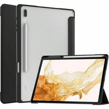 Galaxy Tab S8+ ケース Galaxy Tab S8 12.4inch ケース ペン収納 COKOVIGalaxy Tab S8+/S8 plus ケース 内側は完全透明 軽量 薄型 鉛筆収納 自動スリープ機能 スタンド機能付き 70% off スタイル 内蔵マグネット 横開き 全面保護 (Tab S8 Plus、ブラック) - 黒 - チェックする 2