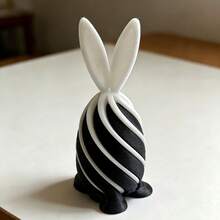 3D打印旋转螺旋兔子蛋桌面玩具，创意生日礼物，迷你人偶减压疗愈小玩意 - 彩色 - 查看 9