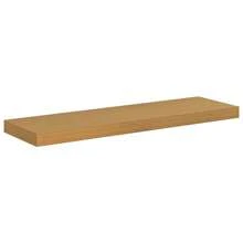 vidaXL Étagère Murale 4 pcs Beige 90 x 23,5 x 4 cm Bois d'ingénierie - Beige - Voir 6