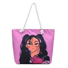 Túi tote in họa tiết chất lượng cao, túi xách tay ngoài trời dung tích lớn, thiết kế thời trang và độc đáo. - Nhiều màu - Xem 14