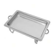 Rectangular Chafing Dish Set, 9L/2. 38Gal Stainless Steel Warming Container Food Warmer, Large Capacity Chafing Dish Buffet Set For Catering Buffet And Party - Silver - View 11