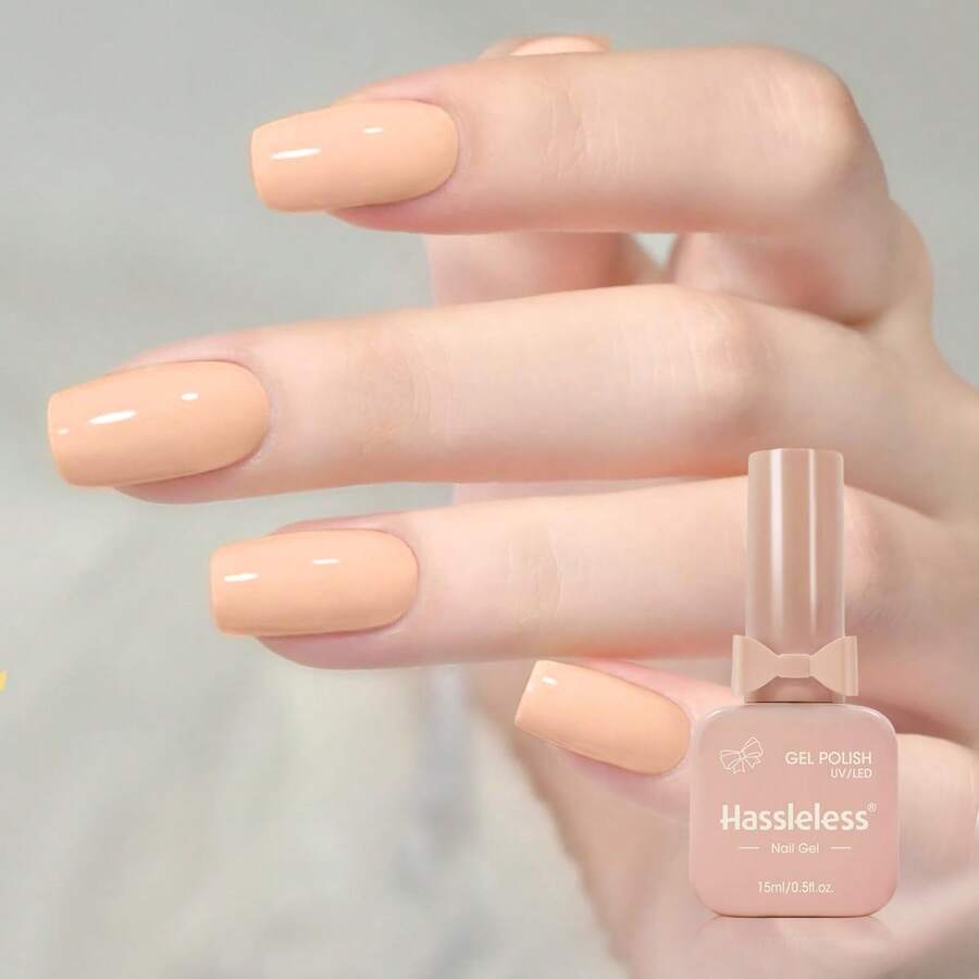 1pc Bubble Sweet Summer Nail Polish Gel, 15ml Single Bottle, Color Matches The Bottle. Nail Art Supplies, Solid Creamy Jelly Hard Gel, Quick-Drying And Convenient, Easy To Use, Suitable For Home And Nail Salons. - 32 - 查看 1