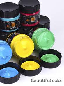 100ml/3.38oz Vibrant Acrylic Paint Set, Fine Texture, High Coverage, Suitable For DIY Wall Painting, Fabric, Rock, Glass, Stone, Ceramic, Model And Woodcraft, Great For Beginners, Adult Artists, Canvas Crafts, Woodcraft, Hobby Painters, Adults, Students, Classroom, Mother's Day, Back To School Gifts - Multicolor - View 7