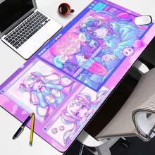 'Needy Streamer Overload Ame OMGkawaiiAngel KAngel Needy Girl Overdose Mouse Pad Gaming XXL Mousepad Keyboard Carpet Desktop Mat' - ĐEN-4 - Xem 3