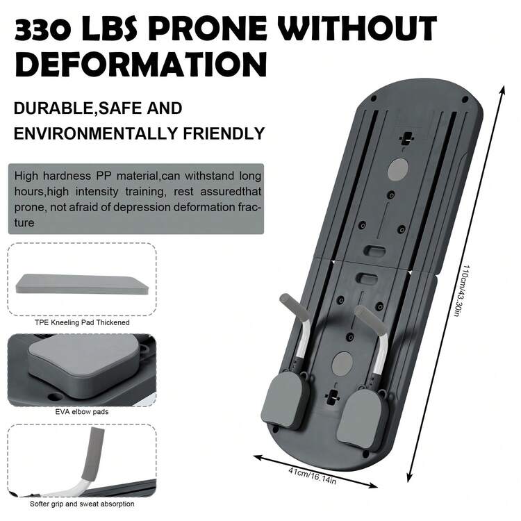 Pilates Reformer Set, Pilates Reformer Board For Home, Foldable Pilates Reform Board, Pilates Equipment Multipurpose Pilates Reforming Board For Exercises - 黑色 - 查看 2