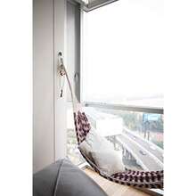 CYPNALL NAHLO Hamaca 100% de Algodón Portátil Hamacas Ligeras Colgante para Jardin Camping terraza SoporteFashion - Burdeos - Ver 5