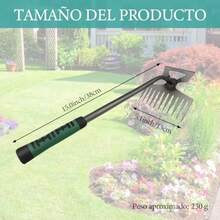 CYPNHerramienta de Extracción de Malas Hierbas para Jardín Deshierbe de Acero Forjado de 11 Dientes Para Removedor de Mano de Propósito para Eliminación de Malezas de Jardín Patio GranjaFashion - 213471723 - Ver 4