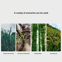 CYPNAsixxsix Hoza Weeding Acero Alto de manganeso Doble guadaña jardinería multipropósito Hierba de Maldito Hoz de  portátil para Senderismo de jardinería de Caza al Aire Libre 2Fashion - 213471723 - Ver 4