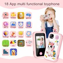 Unicorn Themed Smart Phone For Girls, Touch Screen Learning Toy, Birthday/Holiday Gift, Suitable For 3-12 Years Old Girls - Multicolor - View 6