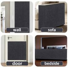 1pc 15.75" X 118.11" Self-Adhesive Cat Scratch Pad | Durable Sisal-Polyester Blend - Furniture Protector, Removable & Wall-Mountable | Suitable For Indoor Cats - 15.75*118.11in - View 3