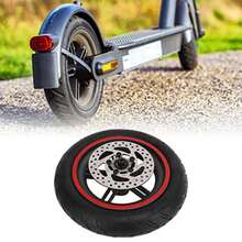 CYPNConjunto de rueda trasera para scooter eléctrico sin deformación disipador de calor juego de ruedas traseras de aleación de aluminio cojinete fuerte rojo para conducción en carreteraFashion - como en la foto - Ver 5