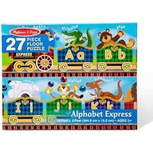 & Doug  Jumbo Jigsaw Floor Puzzle (27 Pcs, 10 Feet Long) - FSC Certified(Alphabet Express) - Multicolor - View 4
