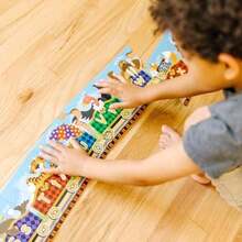 & Doug  Jumbo Jigsaw Floor Puzzle (27 Pcs, 10 Feet Long) - FSC Certified(Alphabet Express) - Multicolor - View 8