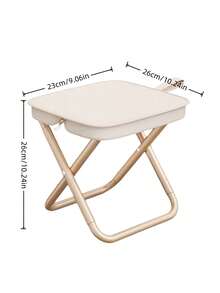 1 件黑色、米色和红色可折叠椅，可收纳至口袋中，适合春季户外便携式折叠椅、凳子、钓鱼凳、旅行露营等场合，坚固耐用。 - 彩色 - 查看 12