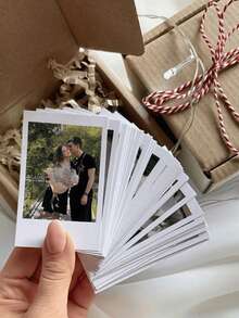 1/5/10pcs Personalized Photo Booth, Can Print Photos Or Names, Fashionable And Elegant, Perfect Gift For Boyfriend, Girlfriend, Family, Friends, Grandparents, Couples, Pet Lovers, Suitable For Anniversary, Birthday, Graduation, Wedding And Other Occasions - Multicolor - View 4