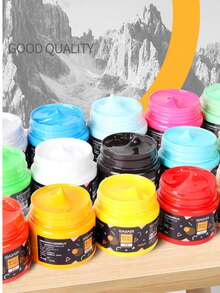 100ml/3.38oz Vibrant Acrylic Paint Set, Fine Texture, High Coverage, Suitable For DIY Wall Painting, Fabric, Rock, Glass, Stone, Ceramic, Model And Woodcraft, Great For Beginners, Adult Artists, Canvas Crafts, Woodcraft, Hobby Painters, Adults, Students, Classroom, Mother's Day, Back To School Gifts - Multicolor - View 3
