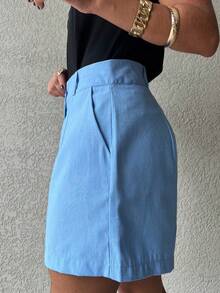 Women's Shorts (Marrant Tífane) - Màu xanh lam - Xem 2