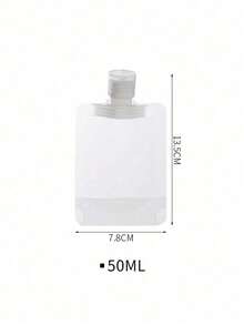 1/5/10pcs Travel Refillable Bags, Cosmetic Lotion Bottle Sample Bags, Portable Transparent Facial Cleanser Refill Bottles, Shampoo Liquid Refillable, Lotion Refill Bags, Reusable Flat Travel Bottles Set 1.01oz/1.69oz/3.38oz, Travel Essentials - Multicolor - View 8