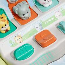 Brinquedo Sensorial Saltitante para Bebês com + de 18 Meses - Brinquedo Montessori de Classificação de Cores e Efeito Causa com Botões, Melhora a Responsividade do Bebê. Presente Perfeito de Aniversário/Natal/Halloween/Dia da Criança/Feriado para Meninos e Meninas Pequenos (Cor Aleatória) - Multicolorido - Visão 12