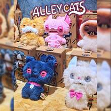 Spin Master Búp bê nhồi bông Alley Cats Series 9 inch, búp bê quái vật xấu xí ngộ nghĩnh với hàm răng giống người, phù hợp cho trẻ em, thanh thiếu niên, người lớn và những người yêu mèo, nhà sưu tập búp bê nhồi bông. - Pete gai - Xem 9