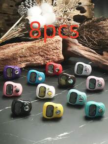 1pc-5pcs Spring Renewal | One-Click Reset Finger Counter, Suitable For Reciting Sutras/Mantras And Fitness Counting - Multicolor - View 16