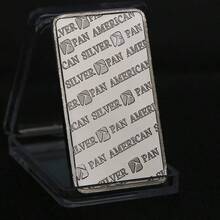 European And American Popular Fashion Creative 925 Sterling Silver Metal Strip Coin Challenge Coin Decision Coin Replica Gift Collection Birthday Gift Creative Toy Hobby Collection Party Supplies - Bạc - Xem 3