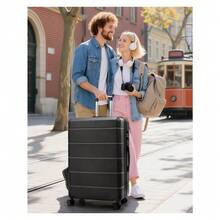 1pcs/3pcs 20/24/ 28 Inch Luggage Set Expandable Hard Shell Suitcase With Spinner Wheels The Needs Of The Whole Family On Vacation Travelers' Vacation Essentials