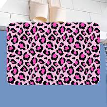 Diatom Mud Floor Mat, Made Of High-Quality Diatom Mud And Tech Fabric, With An Ultra-Soft Surface That Can Absorb Water To The Maximum Extent. Print 1.9.29 - Black - View 6