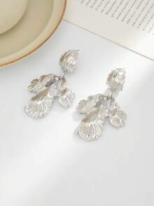 2件套波西米亚风3D几何叶子时尚耳环，优雅奢华，适合派对、日常休闲、婚礼、情侣约会等场合，是女士节日百搭珠宝礼品。 - 耳飾 - 查看 8