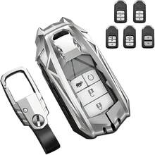 ホンダ キーケース HONDA用 スマートキーケース キーカバー 本革 2キー ハイエンド ファッション ホンダ アキー 保護カバー ホンダ 専用デザイン キーホルダー VEZEL S660 VEZEL Fit Jed Shuttle CR-Z シビック typeR オデッセイ RC1 RC2 リモコン キーケース ダート 滑り止め 傷防止 ファッション リモコン キーケース 本革 レザー キーケース (2キー ブルー) - 2-シルバー - チェックする 13