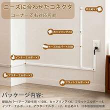 Wire Hole Covers - 1.5*0.9*40cm X 10 Books, White - View 4