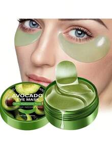 10/20/30片装黄金胶原蛋白海藻眼膜贴，7.5克/对，保湿滋润，改善眼部护理 - 金色 - 查看 10