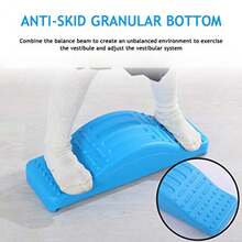 JCH-Buosha Tabla de Equilibrio para Niños Tabla con Curvas de PE Equipo de Entrenamiento Sensorial Azul - Azul - Ver 4