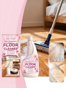 JUE FISH 237ml Home Floor Cleaner, Gently Removes Dirt And Polishes Floors, Leaves A Fresh Scent. Suitable For Hardwood, Tile, Bathroom And More. Random Shipment Of New And Old Models. - Multicolor - View 2