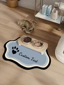Tappetino personalizzabile per l'alimentazione degli animali domestici, asciugatura rapida, possibilità di stampa del nome dell'animale domestico - a prova di schizzi, assorbente, design facile da pulire, motivo a zampa, adatto per gatti e cani, lavabile, regalo perfetto per i proprietari di animali domestici. Tappetino per l'alimentazione degli animali domestici, tappetino per cibo per animali domestici, design divertente, tappetino durevole per animali domestici, tappetino per cani, tappetino per cibo per gatti, tappetino per cibo per cani, tappetino per il riposo dei cani, tappetino per ciotole per cani, tovaglietta, tappetino per cibo per gatti, tappetino per cibo per cani, tappetino assorbente per l'alimentazione degli animali domestici - Multicolore - Visualizzare 9