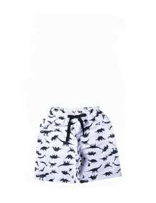 Conjunto Infantil Menino Verão Dinossauro - Mafi Kids - bordô - Visão 3