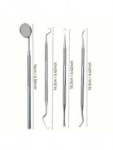 Home Oral Care Set - Includes Stainless Steel Toothbrush, Seamless Dental Floss And Storage Box, Effectively Removes Plaque, Protects Gums, Freshens Breath. - Multicolor - View 4