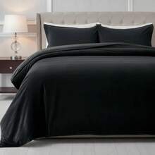 Pack Cobertor Everest Aborregado Color Liso + Sabana Combinable MATRIMONIAL - Negro - Ver 3