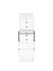 Guess Phoenix GW0203G6 多功能男士石英表，黄色硅胶表带，黑色圆筒形表盘，休闲腕表，适合日常街头运动装扮，时尚男士礼物，送给男友的理想之选 - 白色 - 查看 10