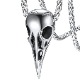 plateado+Crow Skull