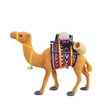 Handmade Bohemian Style Camel Decoration With Golden Chalice - Realistic Camel Model, 3D Lifelike Animal Statue, Tabletop Decor, Ramadan Decoration, Suitable For Home And Office, Symbolizing The Spirit Of Endurance, Adventure And Survival Power Of The Desert, Applicable For Living Room Decor, Bedroom Decor, Eid Al-Adha, Islamic Events, Ramadan Kareem, Office Desk Accessories, Dollhouse Decor, Eid Al-Fitr, Eid Gift, Collectible Gift, Personalized Gift - Multicolor - View 10