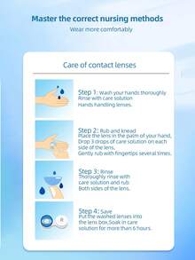 1瓶260毫升隐形眼镜护理液，深层清洁，持久洁净，温和不刺激，PH值接近泪液，佩戴舒适。 - 260毫升 - 查看 7