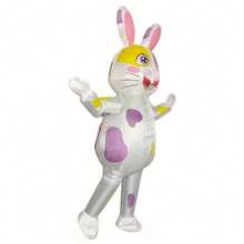 Adult Spotted Rabbit Inflatable Costume, Cartoon Fun Performance Costume, Carnival And Easter Party Parent-Child Interactive Photo Shooting Magic Tool - Multicolor - View 5