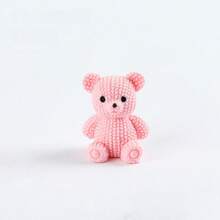 10/30/50个装 DIY迷你树脂动物泰迪熊玩具，手工装饰配件，适合作为节日礼物、圣诞袜填充物、派对小礼物、恶作剧道具、桌面装饰、汽车装饰、微景观、园艺装饰、钥匙扣、项链、苔藓景观、发光小摆件、鱼缸装饰、盲盒配件、发饰。 - 彩色 - 查看 6