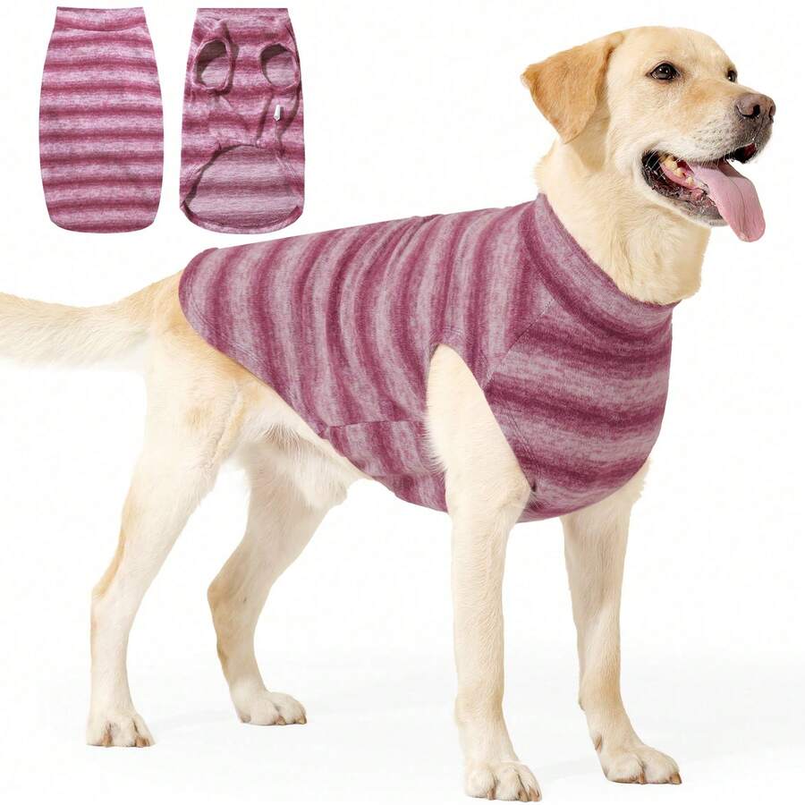 Classic Cable Knit Turtleneck Sweater, Warm Knitted Dog/Cat Coat Suitable For Small, Medium And Large Pets, Winter Pet Outerwear - Multicolor - View 1