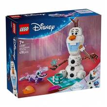 LEGO 迪士尼积木 43287 奥拉夫和布鲁尼的野餐趣味拼搭玩具，适合男孩和女孩 - 43287 - 查看 1