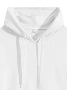 Uranus Planet With Rings Design Printed Hoodie AutumnWinter Fashion Mens Clothing - 白 - 查看 4