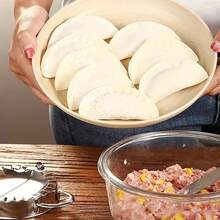Molde para empanadillas de acero inoxidable - Prensa fácil para envolver y cortar para hacer empanadillas, tartas y pasteles perfectos - Herramienta de cocina esencial - Multicolor - Ver 5