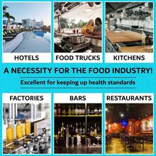 Quat Sanitizer And Chlorine Test Strips Combo 0-400PPM Quat 0-200PPM Chlorine 200 Test Strips Food Service Sanitizer Testing Kit For Restaurant Bar - 1 - View 5